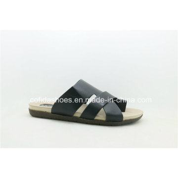 New Fashion Flat Comfort Men PU Slipper Sandals